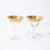 1940s Set of 12 Mid-Century Modernist Gilt Rimmed Coupe Glasses by Dorothy Thorpe For Sale - Image 5 of 16