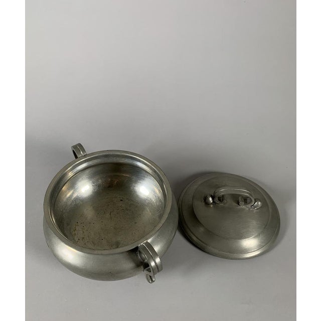 Silver Soup Tureen by Jean Després, 1940 For Sale - Image 8 of 10