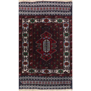 Handwoven Persian Ghochan Area Rug 2'10" X 5'2" For Sale