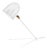 Mid-Century Modern White Cocotte Table Lamp by Serge Mouille For Sale