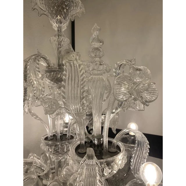 Transparent Murano Style Glass Chandelier from Simoeng For Sale - Image 4 of 12