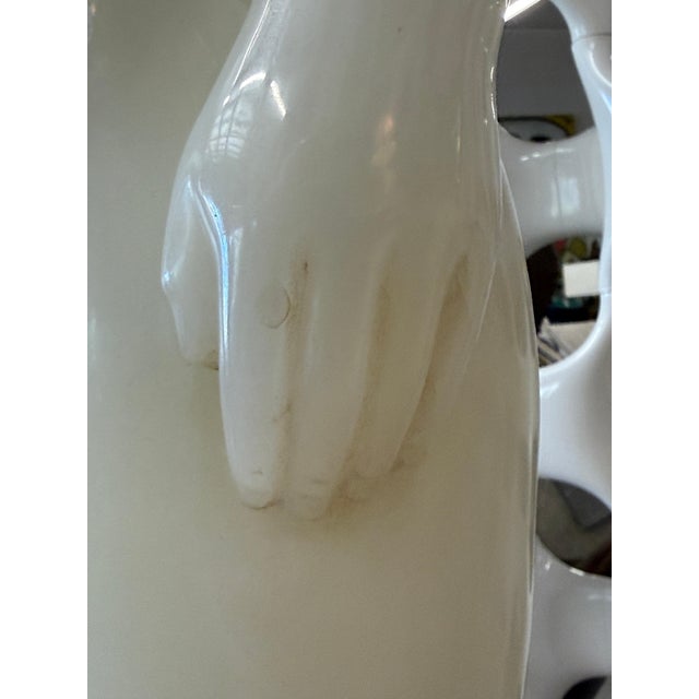 1980s Felipe Castaneda White Onyx Life Size Sculpture of a Nude Woman For Sale - Image 11 of 18