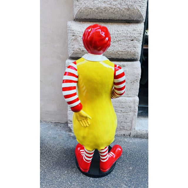 Ronald McDonald Sculpture in Resin For Sale - Image 3 of 4