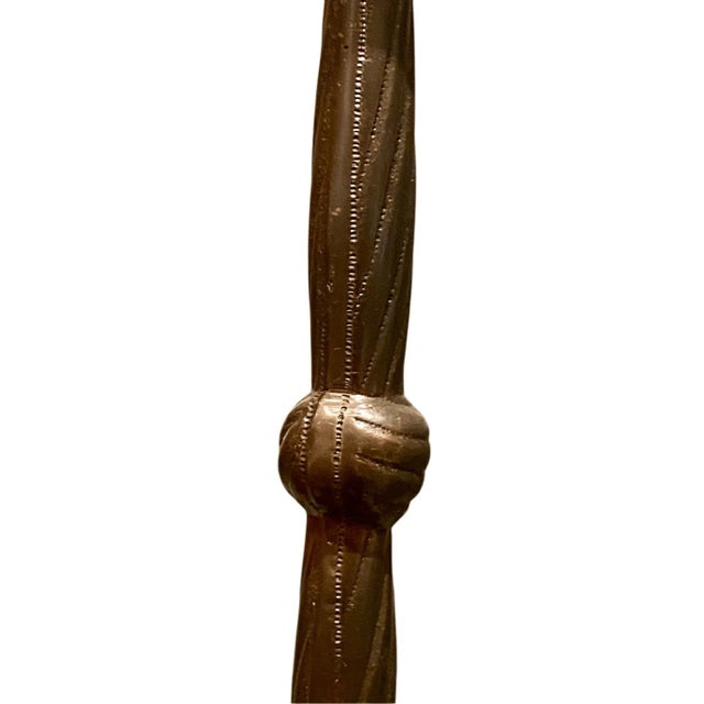 Neoclassical Vintage Bronze Neoclassical Style Chandelier Huanting Horn Design For Sale - Image 3 of 7