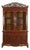 Antique Lacquered Carved Display Bookcase, 19th Century For Sale