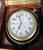 A handsome early–mid 20th-century Longines marine chronometer, housed in its original mahogany single-tier chronometer box...