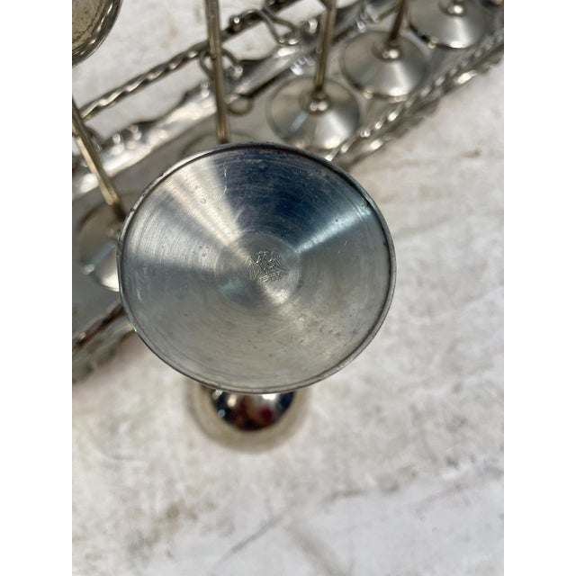 Antique Liqueur Set, 1890s, Set of 7 For Sale - Image 6 of 14