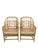 Vintage Brighton Pavilion Style, No tag. Chairs in Bamboo and Cane Coastal Style a Pair Very popular style! Natural wood...