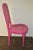 Dark Pink Louis XVI Style Cane Back and Seat Accent Chair For Sale - Image 8 of 10