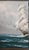 1970’s Large Signed and Framed Tall Ship Painting, Oil on Canvas, 42” X 30” For Sale - Image 9 of 10
