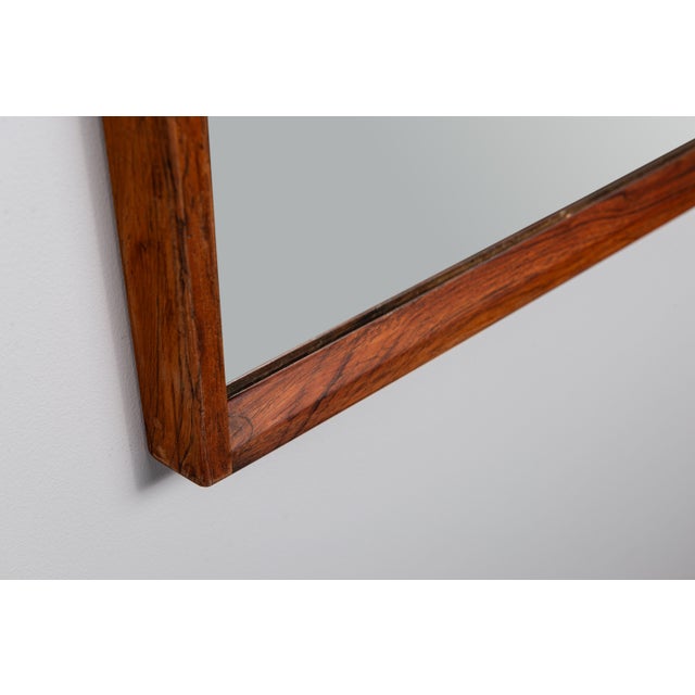 No. 145 Mirror in Rosewood by Kai Kristiansen for Aksel Kjersgaard, 1960s For Sale - Image 6 of 8