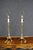 Pair of Solid Brass Trifoot Table Lamps For Sale - Image 10 of 11