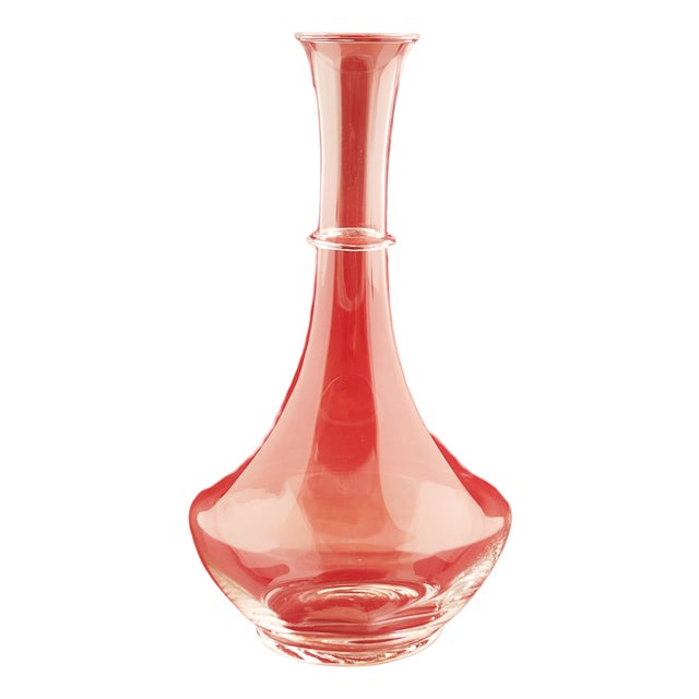 Danish Glass Carafe, 1970s For Sale