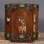 Add a touch of scholarly elegance to your desk or bookshelf with this exquisite vintage-style Chinese brush pot (bitong)....