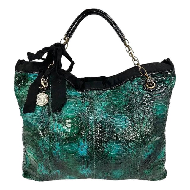 Lanvin Amalia Python Tote For Sale