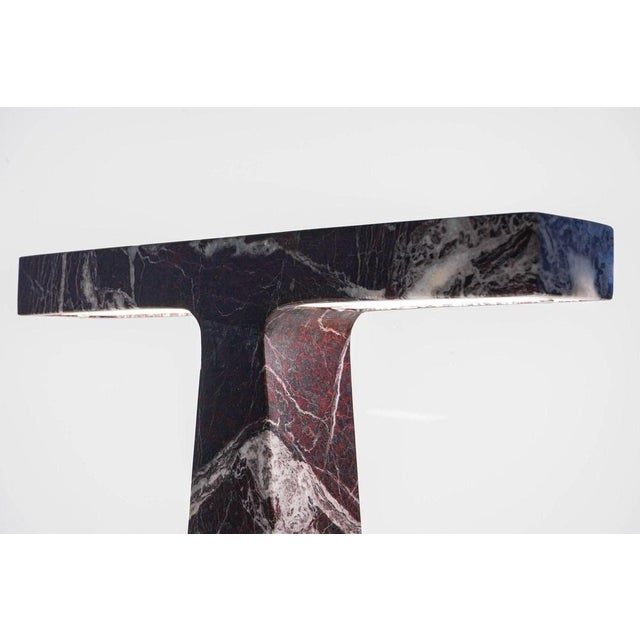 Marble Table Lamps in Rosso Levanto Marble by Silvio Piattelli, Set of 2 For Sale - Image 16 of 18