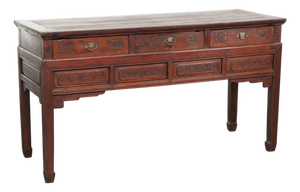 Antique Chinese Wooden Sideboard, 1800s