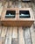 1940s Small Wall-Mounted Walnut Display Case, 1940s For Sale - Image 5 of 13
