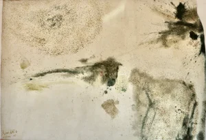 René Allio, Composition, April-May 1961, Oil on Canvas