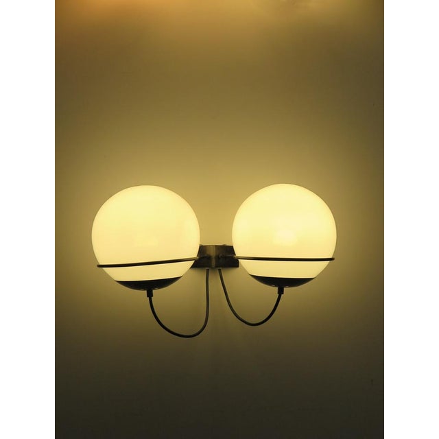 Italian Metal and Glass Wall Lamp from Candle, 1960s For Sale - Image 15 of 15