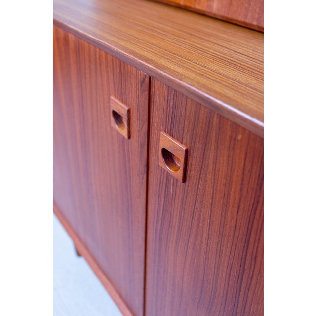 Wood Vintage Danish Secretaire in Teak by Erik Brouer, 1960s For Sale - Image 7 of 18