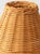Wood 20th Century Modern French Studio Pottery Stoneware Table Lamp with Rattan Shade, 1950s For Sale - Image 7 of 15