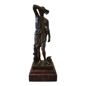 Mid 19th Century Antique Grand Tour Bronze Ferdinand Barbedienne Roman