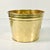 English Mid-Century Hollywood Regency Boho Chic English Style Twisted Ribbed Brass Planter For Sale - Image 3 of 9