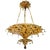 Vintage Two-Tiers Tole Peinte Pagoda-Form Ceiling Chandelier With Faux Tortoiseshell and Bells For Sale - Image 10 of 10