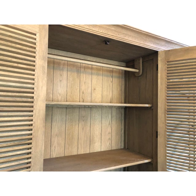 Restoration Hardware Shutter Double Armoire Chairish