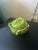 Mid 20th Century Small Cabbage Design Ceramic Covered Green Serving Dish in Excellent Condition For Sale - Image 5 of 8