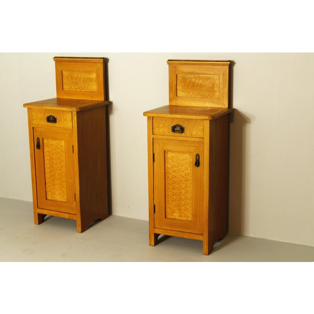 Folk Art Bohemia Bedside Tables, 1920s, Set of 2 For Sale - Image 14 of 14