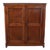 Small Antique Wardrobe in Walnut with Marble Top, 1800s For Sale