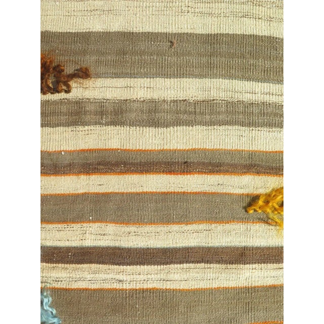 Tribal Modern Kilim Runner - 23" X 121" For Sale In Raleigh - Image 6 of 12