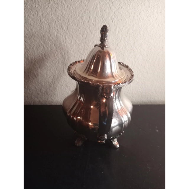 1950s Vintage Towle Silverplated Sugar Bowl For Sale - Image 5 of 8