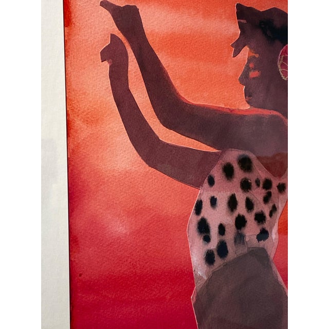 Patsy McArthur, Salsa, Watercolor and Ink and Collage, 2025 For Sale - Image 9 of 13