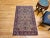 Vintage Persian Kerman Lavar Area Rug, Handwoven Floral Pattern, Ivory & Blue, 3’ X 5’ For Sale - Image 12 of 12