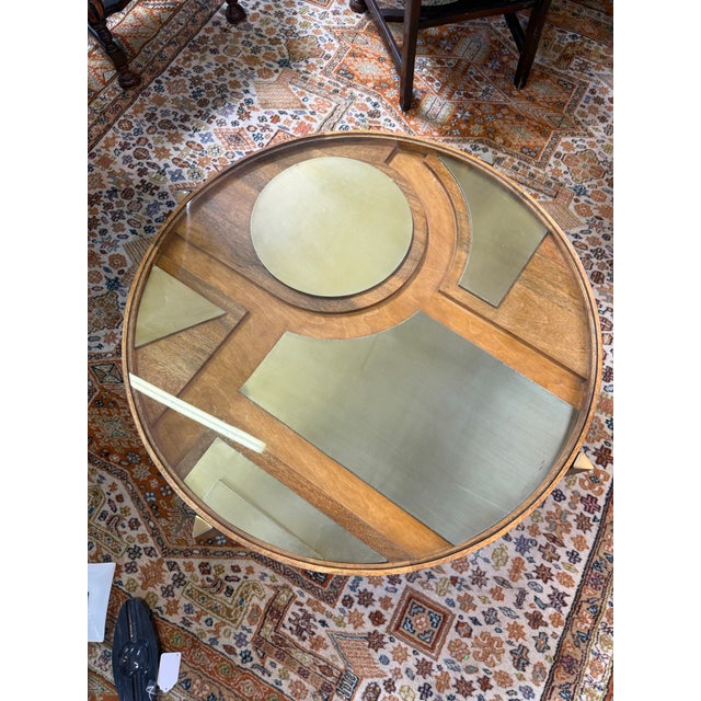 West Elm Roar + Rabbit Layered Coffee Table Rare Excellent condition fun art modern design Has the original sticker from...