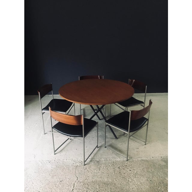 Black Mid-Century Modern SM08 Dining Chair Set by Cees Braakman for Ums Pastoe, Netherlands, 1960s, Set of 5 For Sale - Image 8 of 18
