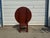 Vintage Folk Art Style Painted Round Flip-Top Dining Table For Sale In Philadelphia - Image 6 of 12