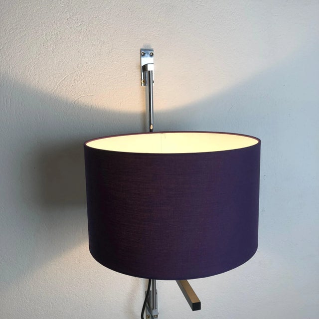 Minimalist Adjustable Metal Wall Light, 1960s For Sale - Image 9 of 18