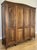 Vintage French Louis XVI Style Carved Oak 4-Door Wardrobe For Sale - Image 3 of 18