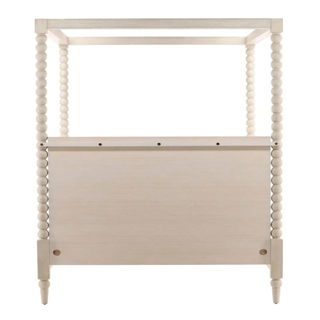 2020s White Ball Poster King Bed Frame For Sale - Image 5 of 8