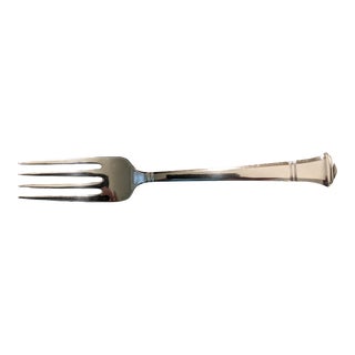 Sterling Silver Tiffany "Windham" Serving Cold Meat Fork, No Monograms For Sale