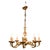 Large French Gothic Style Gilded Brass Chandelier, 1980s For Sale - Image 9 of 9
