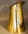 Farmhouse Antique French Handcrafted Brass Pitcher For Sale - Image 3 of 12