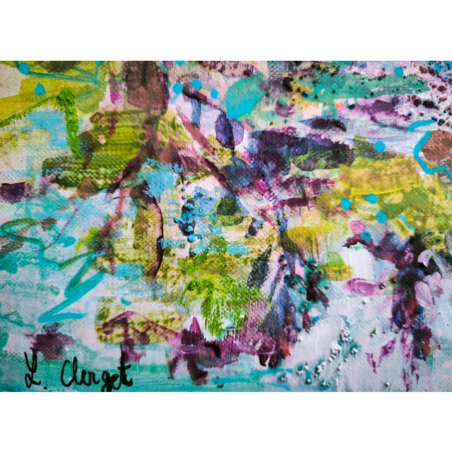 This vibrant work presents a bucolic landscape where nature flourishes in a symphony of vivid colors. The artist seeks to...
