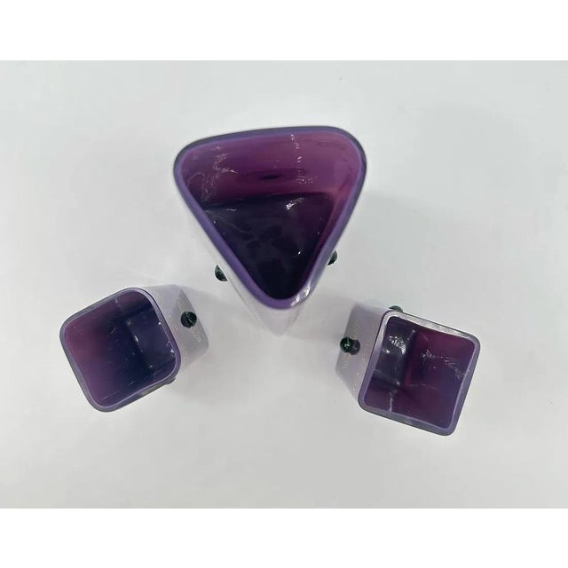 Art Nouveau Glasses from Wilhelm Steigerwald Glassworks, 1890s, Set of 3 For Sale - Image 5 of 15