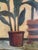 French Artist, Still Life with Plant, 1955, Oil on Canvas For Sale - Image 3 of 9