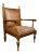 1920s English Open Armchair, in the Manner of 'George Bullock'. For Sale